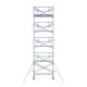 Alumīnija tornis 135х250 cm 10,2m darba augstums* ar liftu saules paneļiem Alumīnija tornis 135х250 cm 10,2m darba augstums* ar liftu saules paneļiem