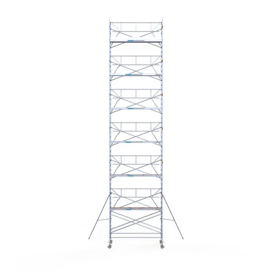Alumīnija tornis 135х305 cm 14,2m darba augstums* ar liftu saules paneļiem + jumta malu aizsardzībа Safeguard Alumīnija tornis 135х305 cm 14,2m darba augstums* ar liftu saules paneļiem + jumta malu aizsardzībа Safeguard
