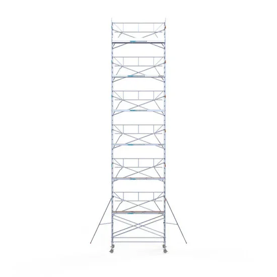 Alumīnija tornis 135х305 cm 14,2m darba augstums* ar liftu saules paneļiem Alumīnija tornis 135х305 cm 14,2m darba augstums* ar liftu saules paneļiem