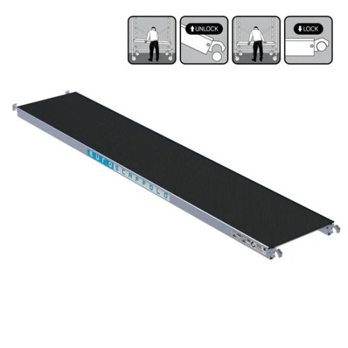 Oglekļa platforma bez lūkas 305 cm