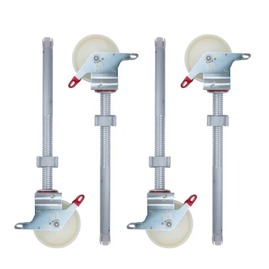 Neilona riteņi 200mm ar alumīnija spindeli 40 cm Neilona riteņi 200mm ar alumīnija spindeli 40 cm