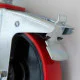 Gumijas ritenis 200 mm ar tērauda spindeli 40 cm Gumijas ritenis 200 mm ar tērauda spindeli 40 cm