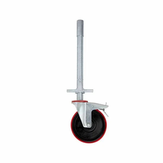 Gumijas ritenis 200 mm ar tērauda spindeli 40 cm Gumijas ritenis 200 mm ar tērauda spindeli 40 cm