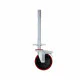 Gumijas ritenis 200 mm ar tērauda spindeli 40 cm Gumijas ritenis 200 mm ar tērauda spindeli 40 cm