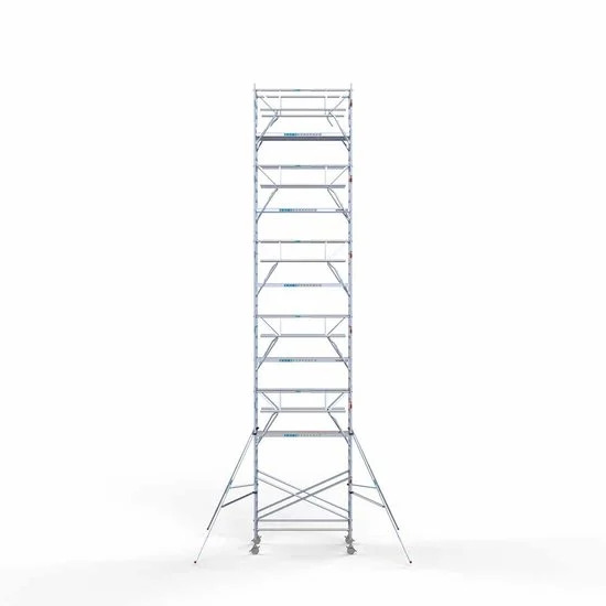Alumīnija tornis 135х250 cm 13,2m darba augstums* ar oglekļa platformu + salokāmas margas no 2 pusēm Alumīnija tornis 135х250 cm 13,2m darba augstums* ar oglekļa platformu + salokāmas margas no 2 pusēm
