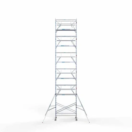 Alumīnija tornis 135х250 cm 13,2m darba augstums* salokāmas margas no 2 pusēm Alumīnija tornis 135х250 cm 13,2m darba augstums* salokāmas margas no 2 pusēm