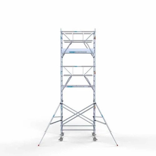 Alumīnija tornis 135х190 cm 7,2m darba augstums* salokāmas margas no 2 pusēm Alumīnija tornis 135х190 cm 7,2m darba augstums* salokāmas margas no 2 pusēm