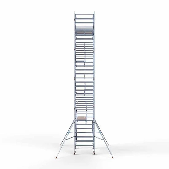 Alumīnija tornis 135х190 cm cm 10,2m darba augstums* salokāmas margas no 2 pusēm Alumīnija tornis 135х190 cm cm 10,2m darba augstums* salokāmas margas no 2 pusēm