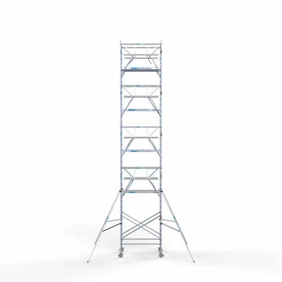 Alumīnija tornis 135х190 cm 11,2m darba augstums* ar oglekļa platformu + salokāmas margas no 2 pusēm Alumīnija tornis 135х190 cm 11,2m darba augstums* ar oglekļa platformu + salokāmas margas no 2 pusēm