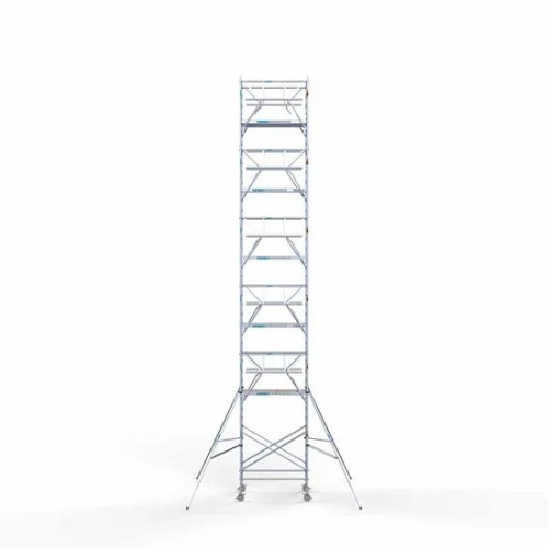 Alumīnija tornis 135х190 cm 13,2m darba augstums* salokāmas margas no 2 pusēm