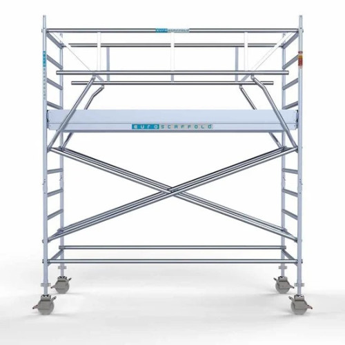 Alumīnija tornis 135х305 cm 4,2m darba augstums* salokāmas margas no 2 pusēm Alumīnija tornis 135х305 cm 4,2m darba augstums* salokāmas margas no 2 pusēm