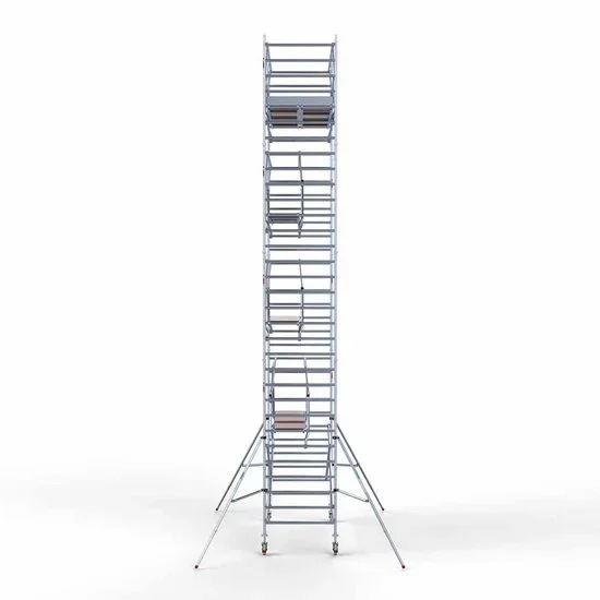 Alumīnija tornis 135х305 cm 10,2m darba augstums* ar oglekļa platformu + salokāmas margas no 2 pusēm Alumīnija tornis 135х305 cm 10,2m darba augstums* ar oglekļa platformu + salokāmas margas no 2 pusēm