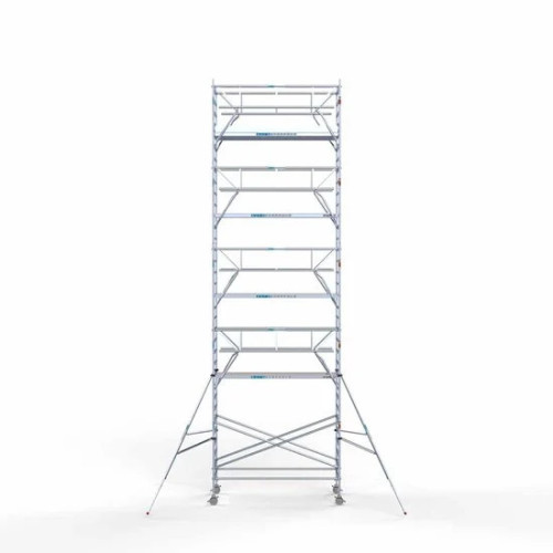 Alumīnija tornis 135х305 cm 11,2m darba augstums* ar oglekļa platformu + salokāmas margas no 2 pusēm Alumīnija tornis 135х305 cm 11,2m darba augstums* ar oglekļa platformu + salokāmas margas no 2 pusēm