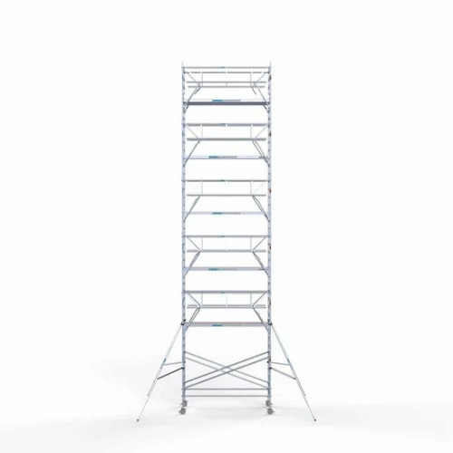 Alumīnija tornis 135х305 cm 13,2m darba augstums* ar oglekļa platformu + salokāmas margas no 2 pusēm Alumīnija tornis 135х305 cm 13,2m darba augstums* ar oglekļa platformu + salokāmas margas no 2 pusēm