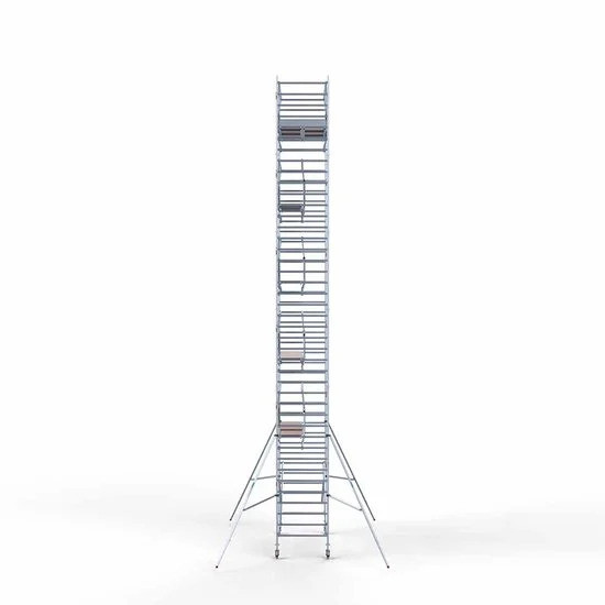 Alumīnija tornis 135х305 cm 13,2m darba augstums* ar oglekļa platformu + salokāmas margas no 2 pusēm Alumīnija tornis 135х305 cm 13,2m darba augstums* ar oglekļa platformu + salokāmas margas no 2 pusēm