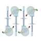 Alumīnija tornis 75х190 cm 5,2m darba augstums* salokāmas margas no 2 pusēm Alumīnija tornis 75х190 cm 5,2m darba augstums* salokāmas margas no 2 pusēm