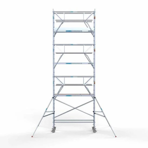 Alumīnija tornis 75х250 cm 8,2m darba augstums* salokāmas margas no 2 pusēm Alumīnija tornis 75х250 cm 8,2m darba augstums* salokāmas margas no 2 pusēm