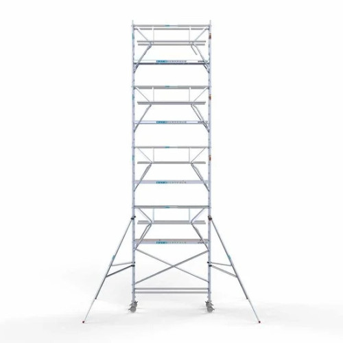 Alumīnija tornis 75х250 cm 10,2m darba augstums* salokāmas margas no 2 pusēm Alumīnija tornis 75х250 cm 10,2m darba augstums* salokāmas margas no 2 pusēm