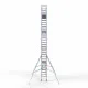 Alumīnija tornis 75х305 cm 10,2m darba augstums* salokāmas margas no 2 pusēm Alumīnija tornis 75х305 cm 10,2m darba augstums* salokāmas margas no 2 pusēm