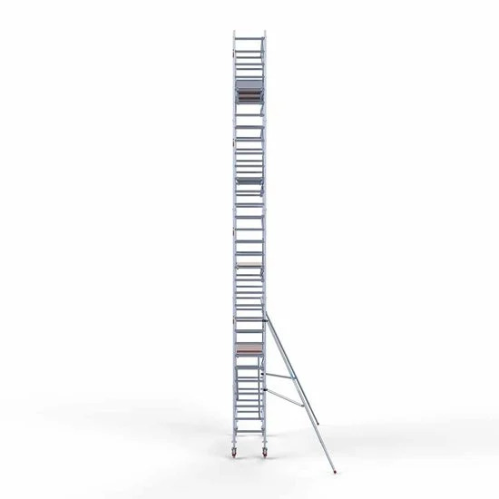 Torre con barandilla de 1 lado 75x250 10,2 m altura de trabajo Torre con barandilla de 1 lado 75x250 10,2 m altura de trabajo