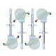 Alumīnija tornis 75х250 cm 10,2m darba augstums* salokāmas margas no 1 puses Alumīnija tornis 75х250 cm 10,2m darba augstums* salokāmas margas no 1 puses