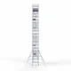 Alumīnija tornis 135х305 cm 14,2m darba augstums* ar oglekļa platformu + salokāmas margas no 2 pusēm Alumīnija tornis 135х305 cm 14,2m darba augstums* ar oglekļa platformu + salokāmas margas no 2 pusēm