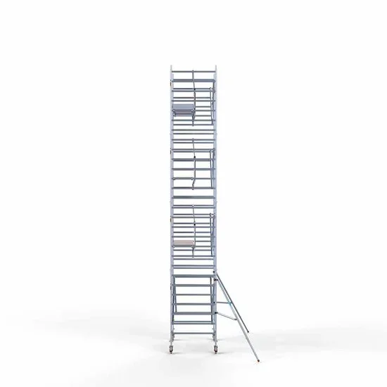 Alumīnija tornis 135х190 cm 9,2m darba augstums* salokāmas margas no 1 puses Alumīnija tornis 135х190 cm 9,2m darba augstums* salokāmas margas no 1 puses