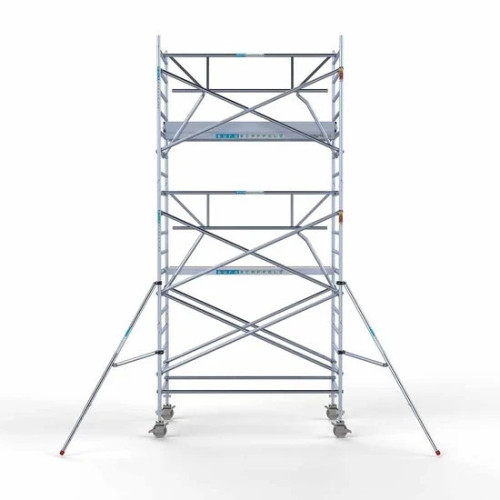 Alumīnija tornis 135х250 cm 6,2m darba augstums* salokāmas margas no 1 puses Alumīnija tornis 135х250 cm 6,2m darba augstums* salokāmas margas no 1 puses