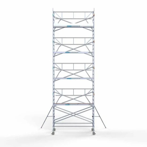 Alumīnija tornis 135х305 cm 10,2m darba augstums* salokāmas margas no 1 puses