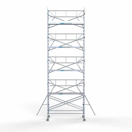 Alumīnija tornis 135х305 cm 10,2m darba augstums* salokāmas margas no 1 puses Alumīnija tornis 135х305 cm 10,2m darba augstums* salokāmas margas no 1 puses