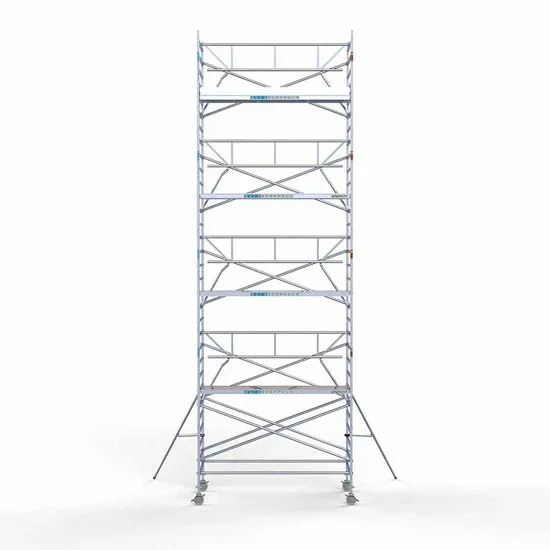 Alumīnija tornis 135х305 cm 10,2m darba augstums* salokāmas margas no 1 puses Alumīnija tornis 135х305 cm 10,2m darba augstums* salokāmas margas no 1 puses