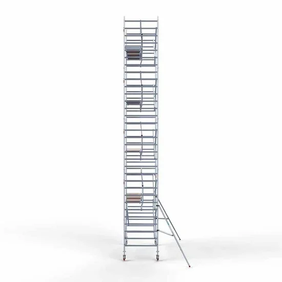 Alumīnija tornis 135х305 cm 10,2m darba augstums* salokāmas margas no 1 puses Alumīnija tornis 135х305 cm 10,2m darba augstums* salokāmas margas no 1 puses