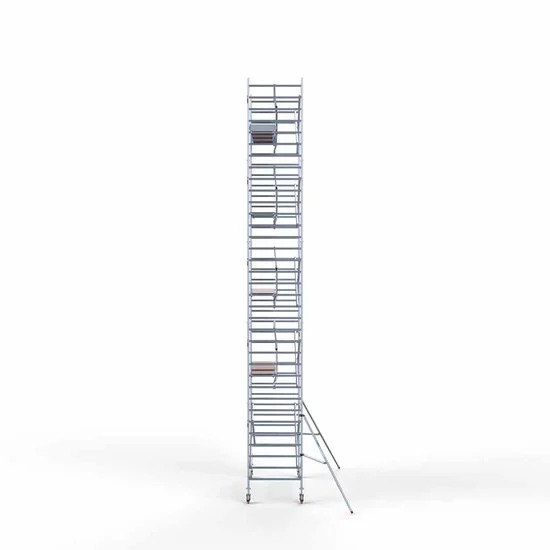 Alumīnija tornis 135х305 cm 11,2m darba augstums* salokāmas margas no 1 puses Alumīnija tornis 135х305 cm 11,2m darba augstums* salokāmas margas no 1 puses