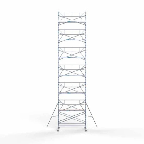 Alumīnija tornis 135х305 cm 14,2m darba augstums* salokāmas margas no 1 puses Alumīnija tornis 135х305 cm 14,2m darba augstums* salokāmas margas no 1 puses