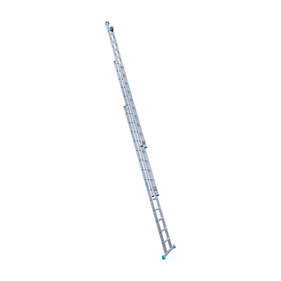 Kolmeosaline redel 3x14 + fassaadirattad Kolmeosaline redel 3x14 + fassaadirattad