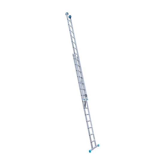 Divu sekciju kāpnes 2x14 + fasades riteņi Divu sekciju kāpnes 2x14 + fasades riteņi
